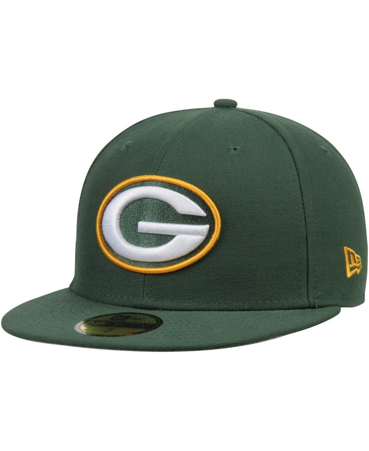 Mens New Era Green Green Bay Packers Omaha 59FIFTY Fitted Hat Product Image