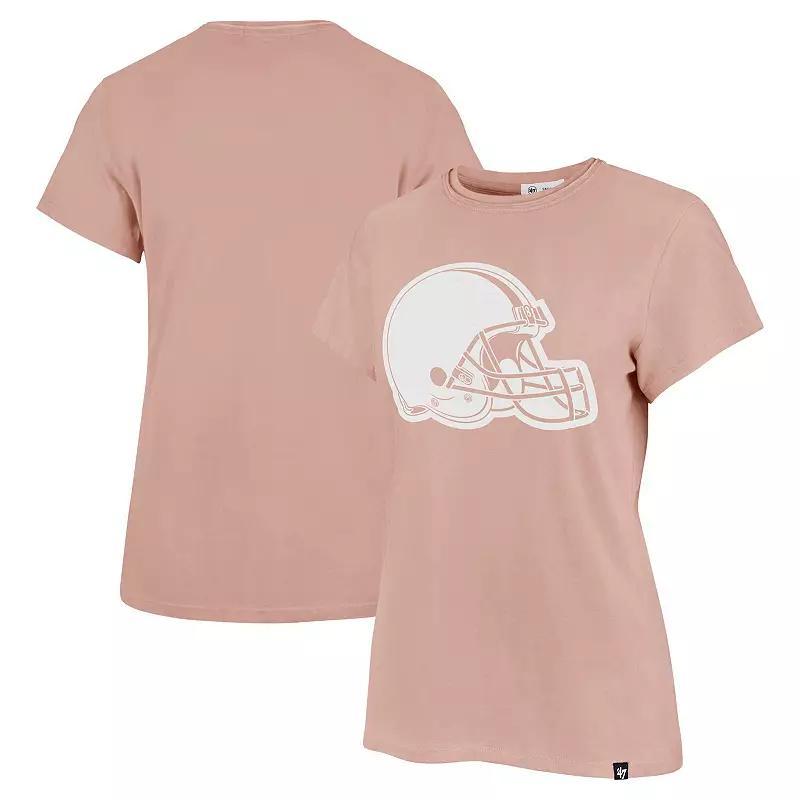 Womens 47 Pink Cleveland Browns Premier Frankie T-Shirt Product Image