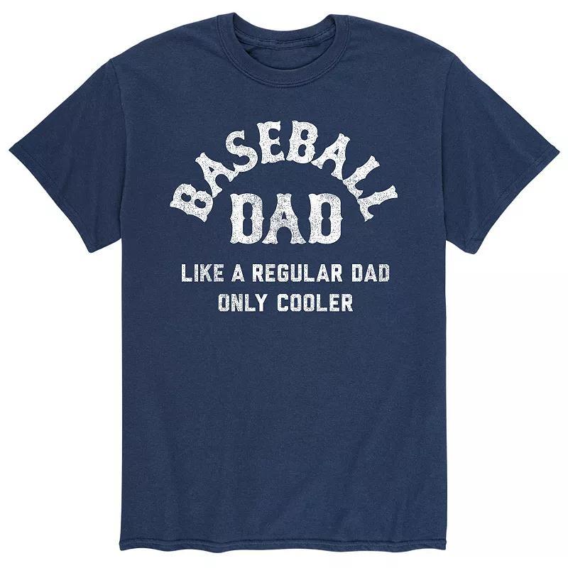 Mens Baseball Dad Like A Regular Dad Tee Product Image