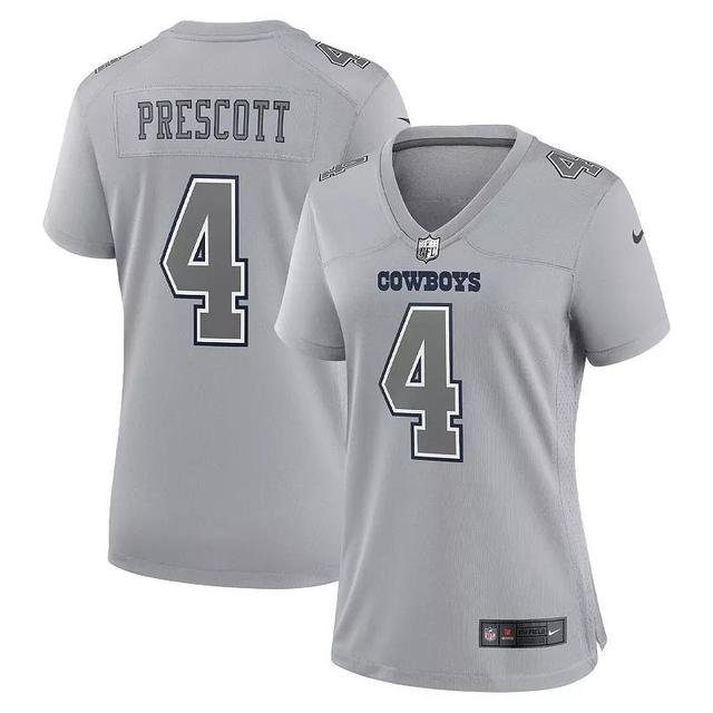 Womens Nike Dak Prescott Gray Dallas Cowboys Atmosphere Fashion Game Jersey Product Image