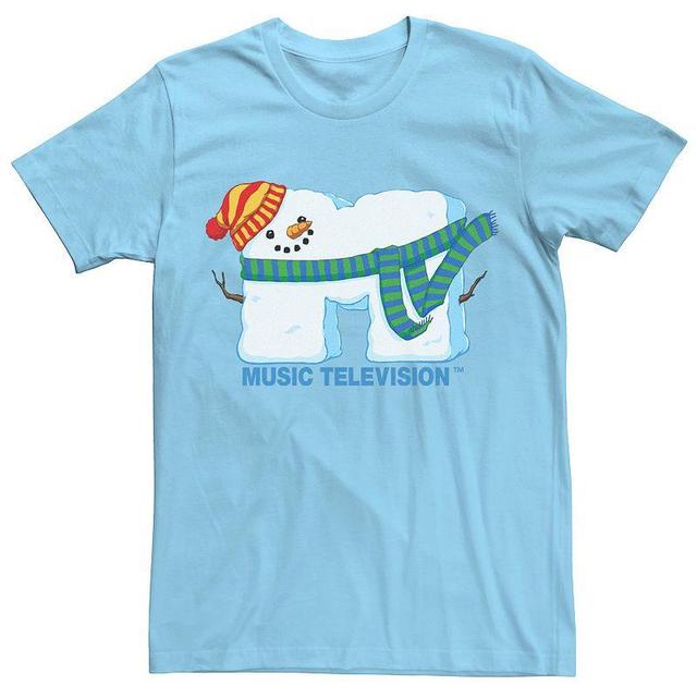 Mens MTV Snowman Winter Holiday Tee Product Image