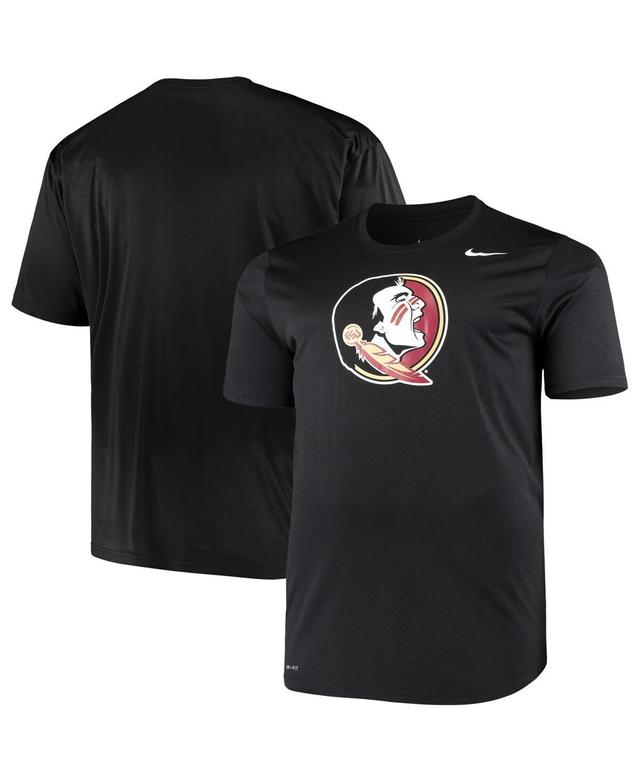 Mens Nike Black Florida State Seminoles Big & Tall Legend Primary Logo Performance T-Shirt Product Image