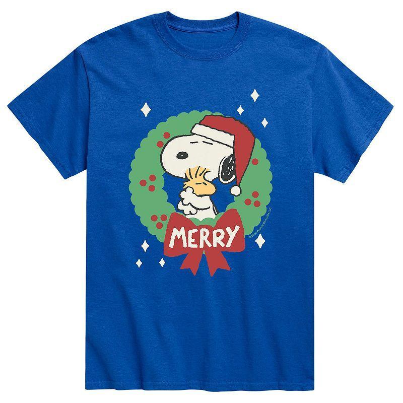 Mens Peanuts Merry Tee Product Image