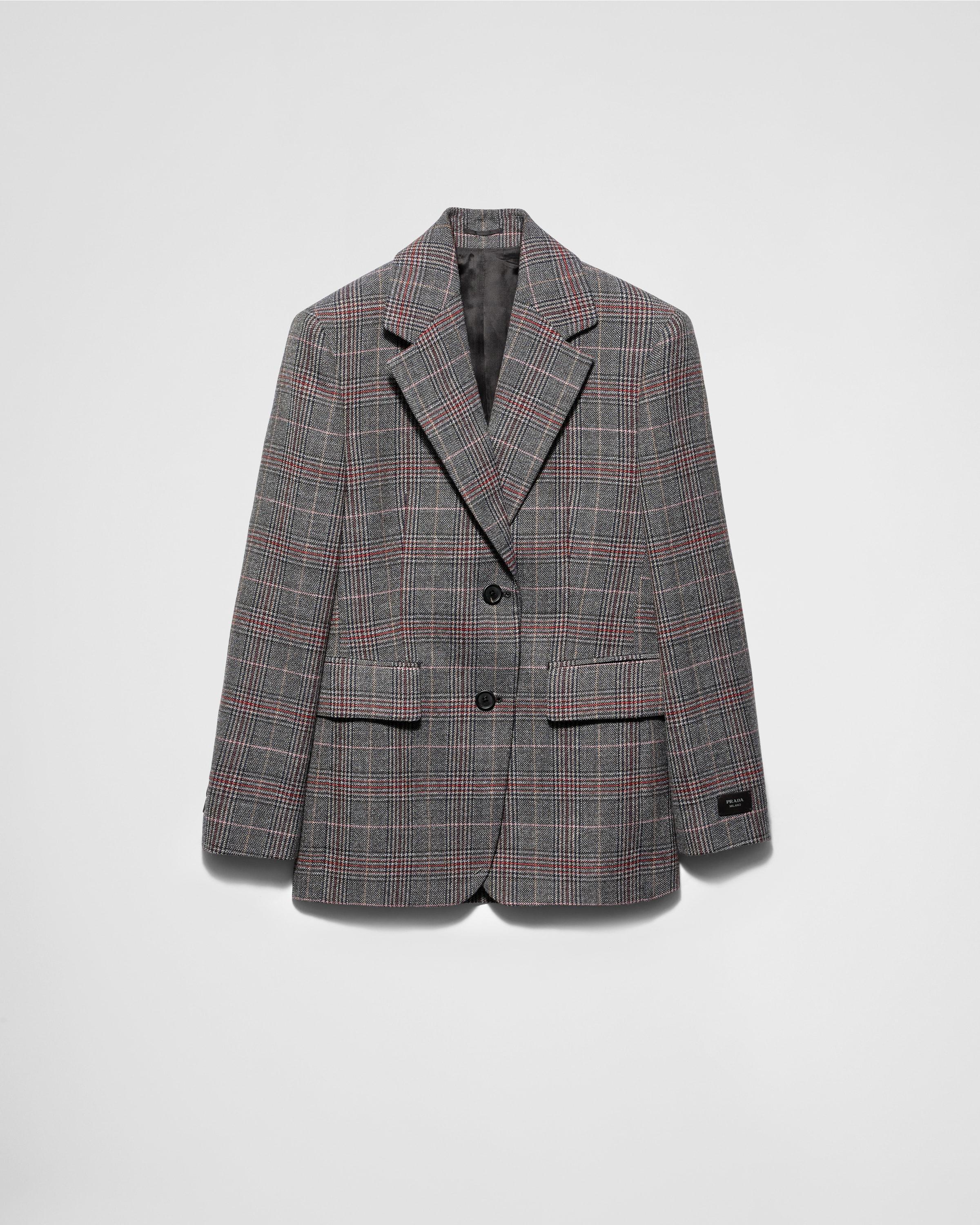 Single-breasted Prince of Wales checked jacket Product Image