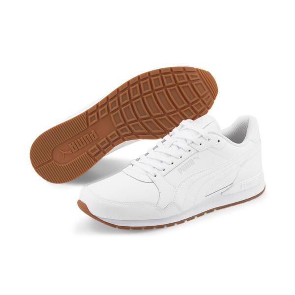 PUMA ST Runner v3 L Men's Sneakers in White/Gum Product Image