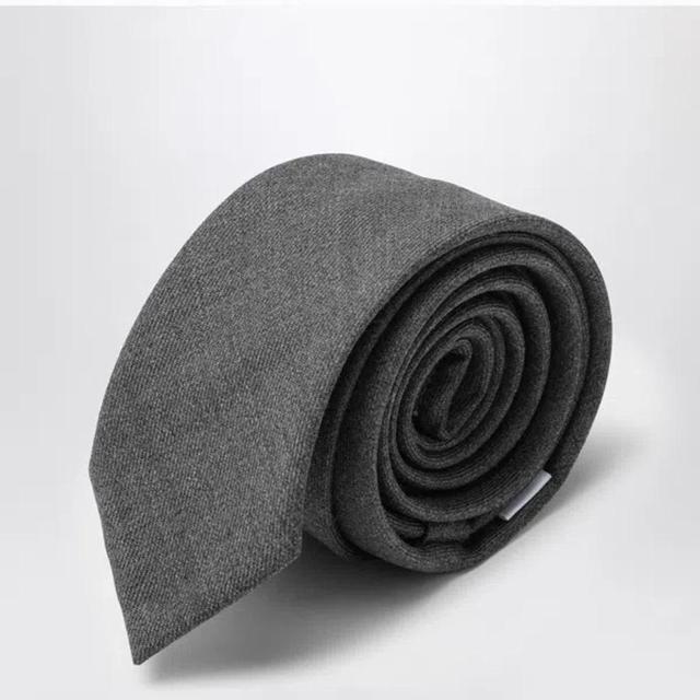 Grey Wool Tie Product Image