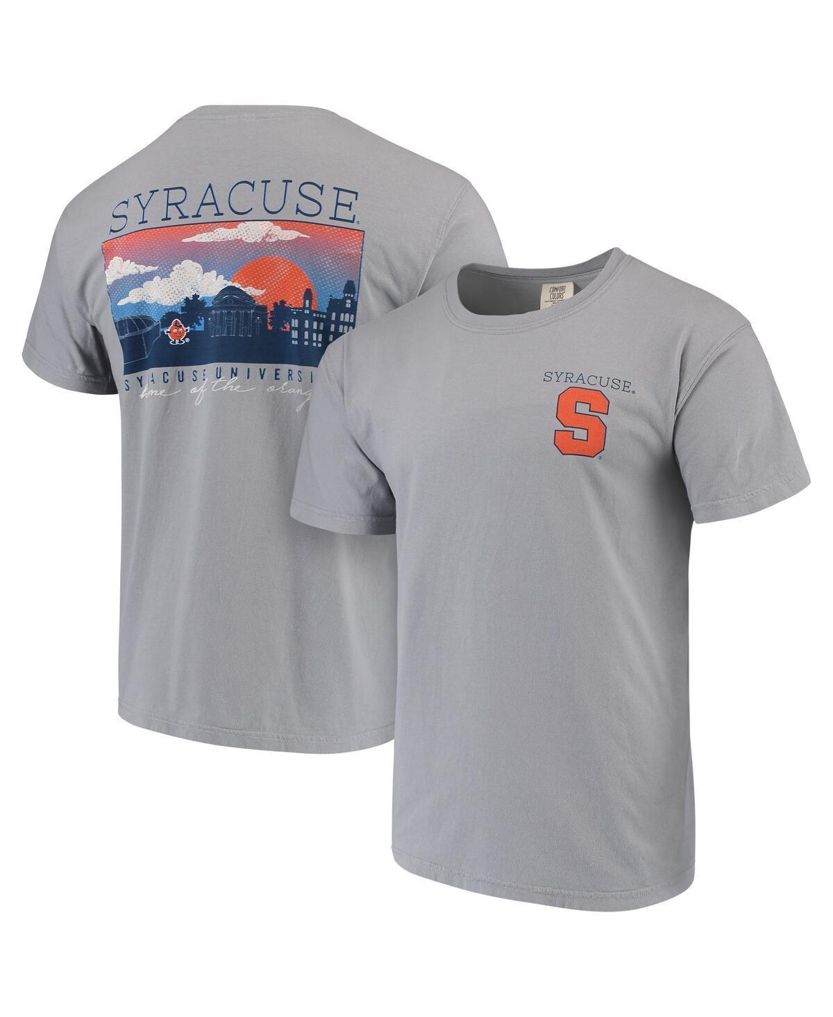 Mens Gray Syracuse Orange Comfort Colors Campus Scenery T-Shirt Product Image