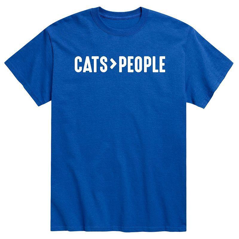 Mens Cats Greater Than People Tee Product Image