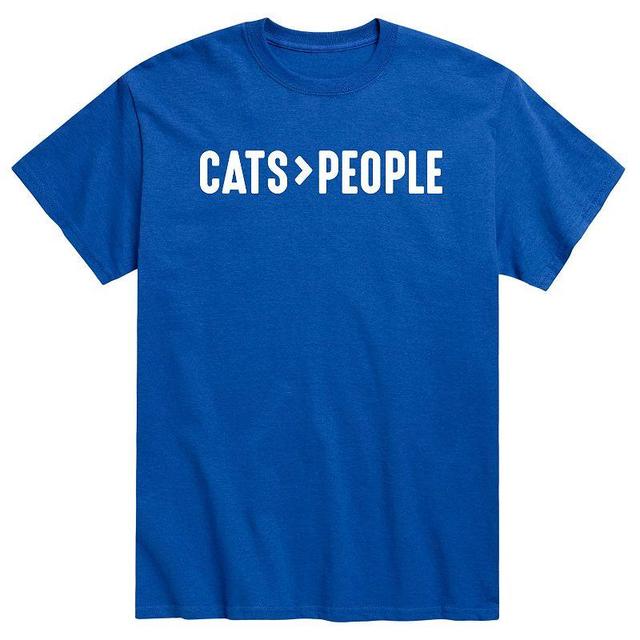 Mens Cats Greater Than People Tee Product Image