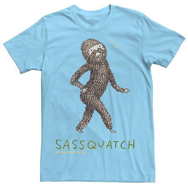 Mens Sassquatch Graphic Tee Grey Heather Product Image