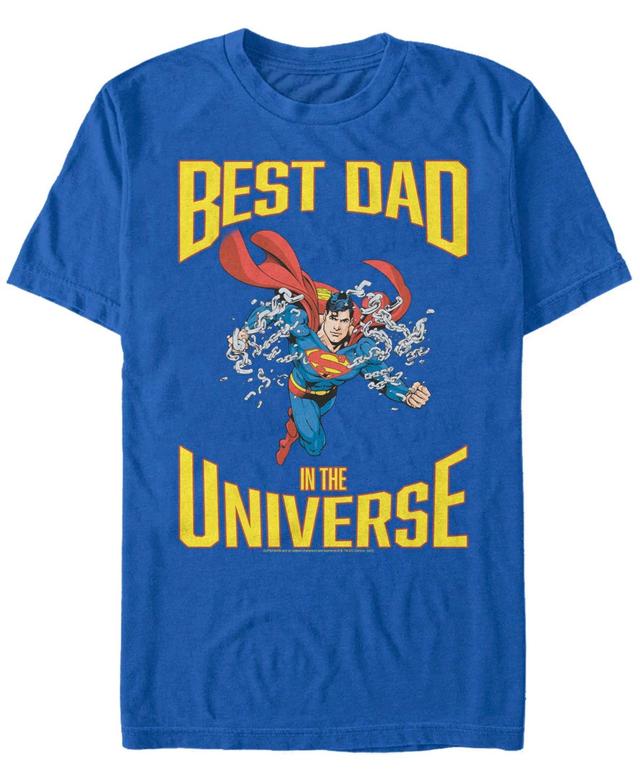 Mens DC Comics Superman Best Dad Portrait Tee Product Image