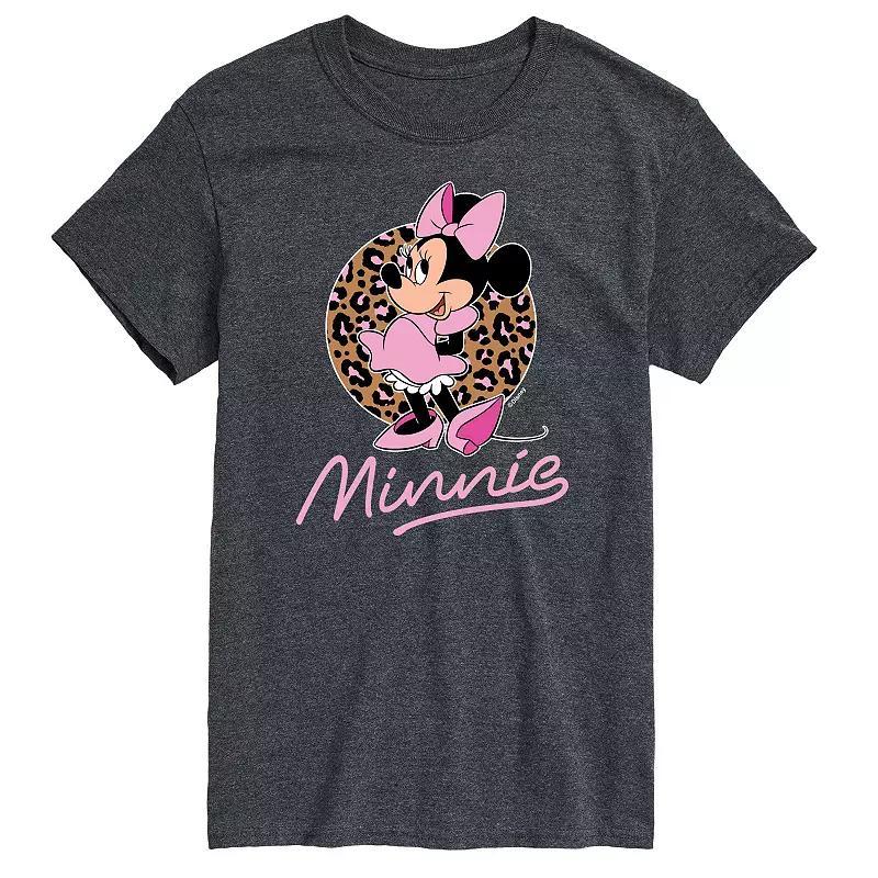 Disney Big & Tall Minnie Leopard Tee, Mens Product Image