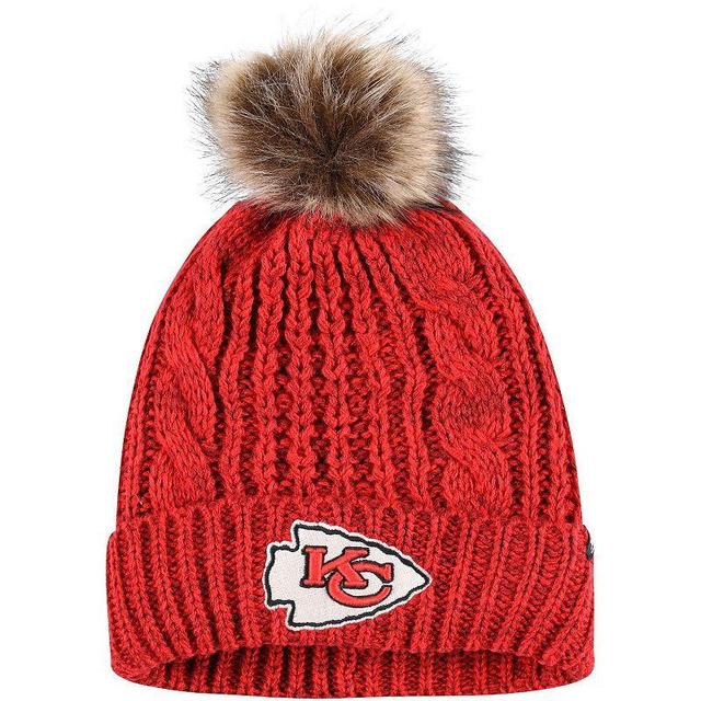 Womens 47 Kansas City Chiefs Logo Meeko Cuffed Knit Hat with Pom Product Image