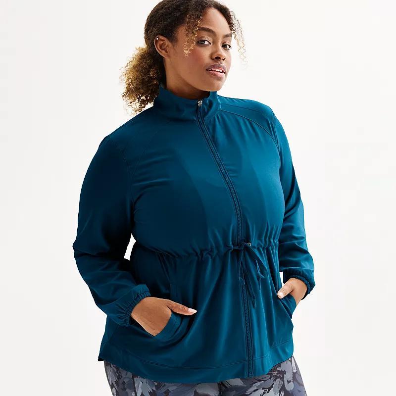 Plus Size Tek Gear Woven Jacket, Womens Product Image