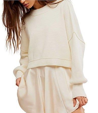 Free People Easy Street Crop Pullover Product Image