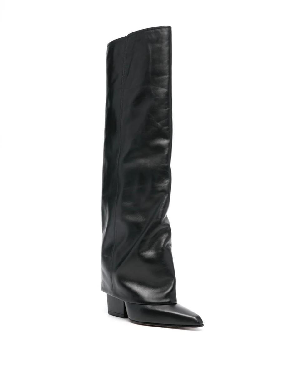 90mm Leather Boots In Black Product Image