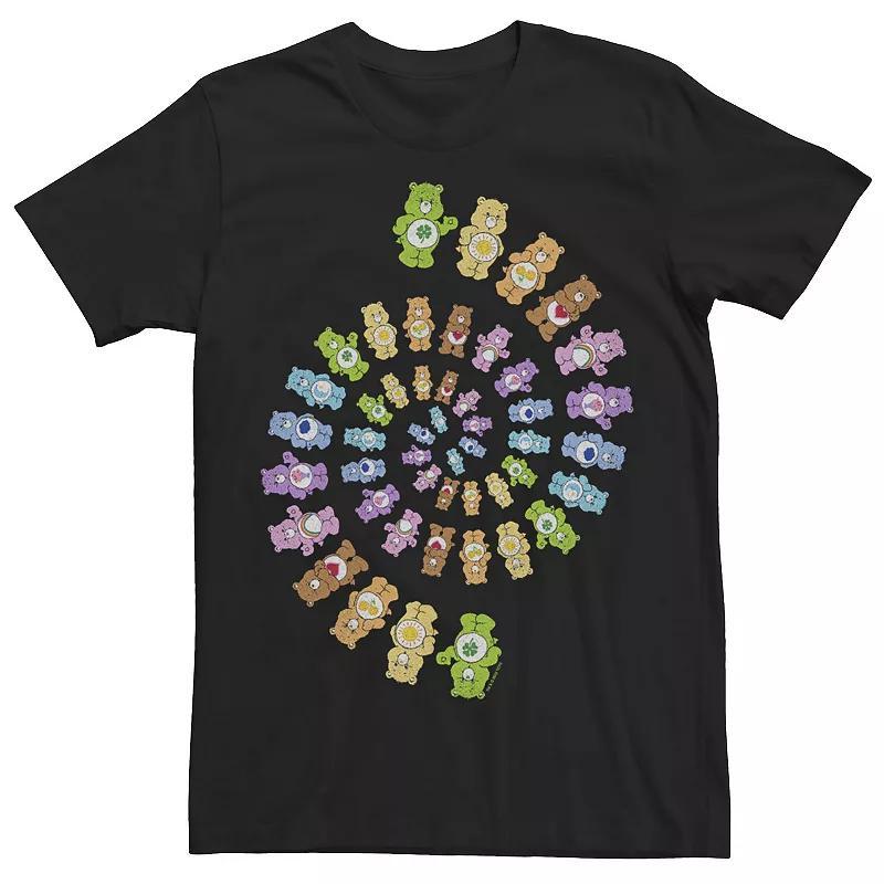 Mens Care BearsCare Bears Rainbow Spiral Tee Product Image