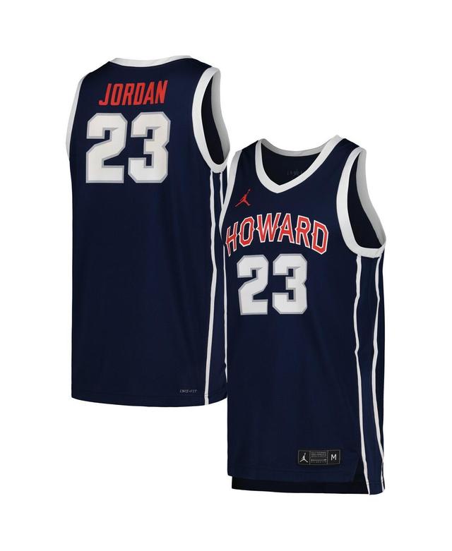 Mens Jordan Michael Jordan Navy Howard University Bisons Replica Basketball Jersey - Navy Product Image