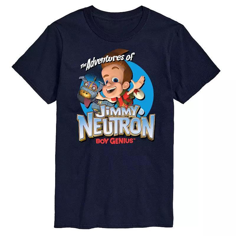 Big & Tall Adventures Of Jimmy Neutron Action Graphic Tee, Mens Product Image