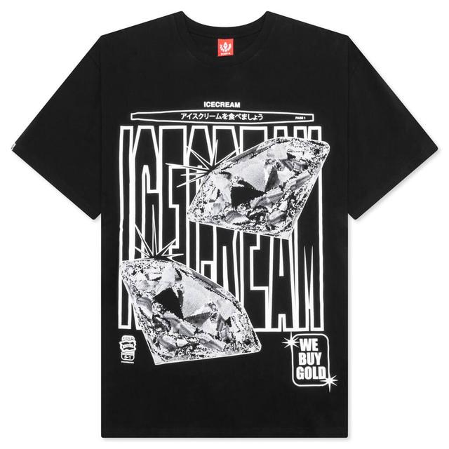 Big Rocks Ss Tee - Black Male Product Image