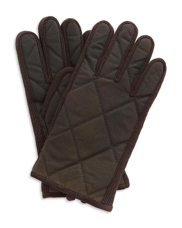 Barbour Winterdale Waxed Cotton Gloves Product Image