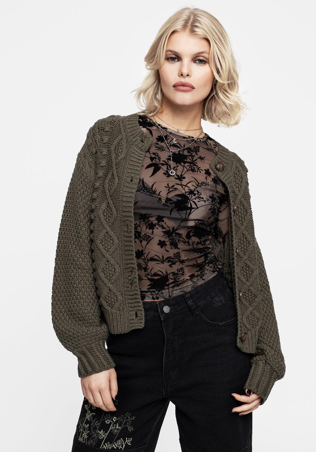 Nyctanthes Flocked Floral Mesh Top Product Image