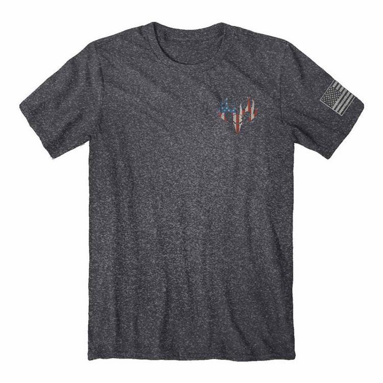 Buck Wear® Men's S/S Heathered Navy How to Live T-Shirt Product Image