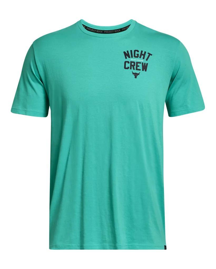 Men's Project Rock Night Crew Short Sleeve Product Image