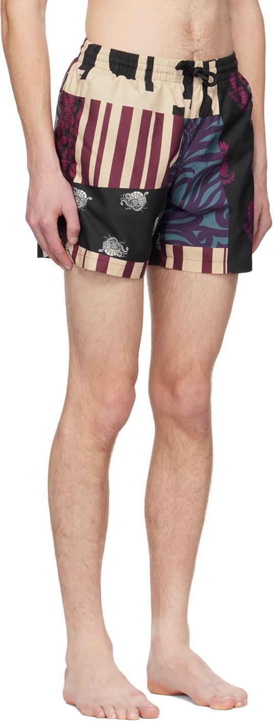 DRIES VAN NOTEN Drawstring Waist Printed Swim Shorts In Multo Product Image