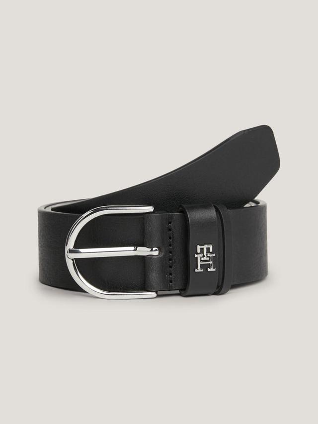 Tommy Hilfiger Women's Monogram Leather Belt Product Image