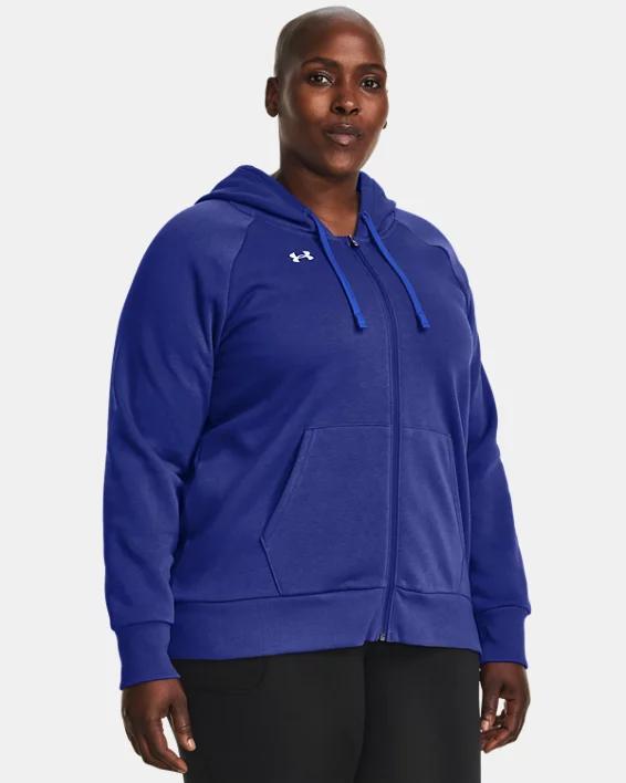 Womens UA Rival Fleece Full-Zip Hoodie Product Image