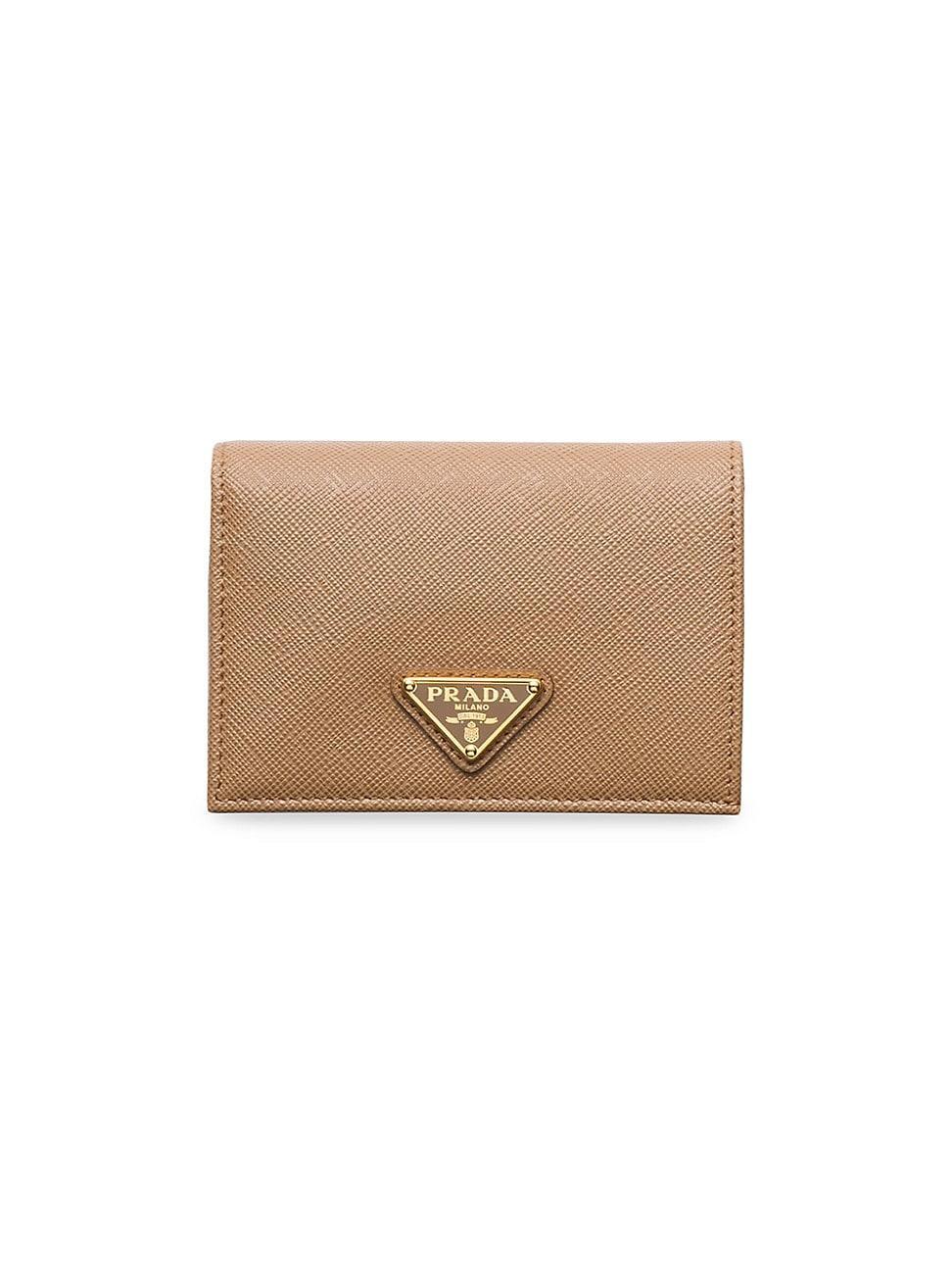 Womens Small Saffiano Leather Wallet Product Image