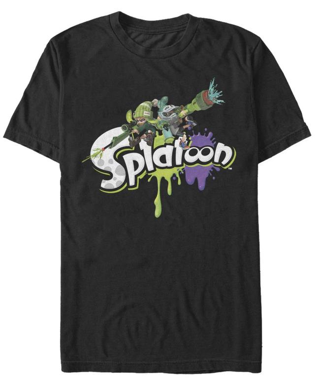 Mens Nintendo Splatoon Inkling Game Logo Tee Product Image