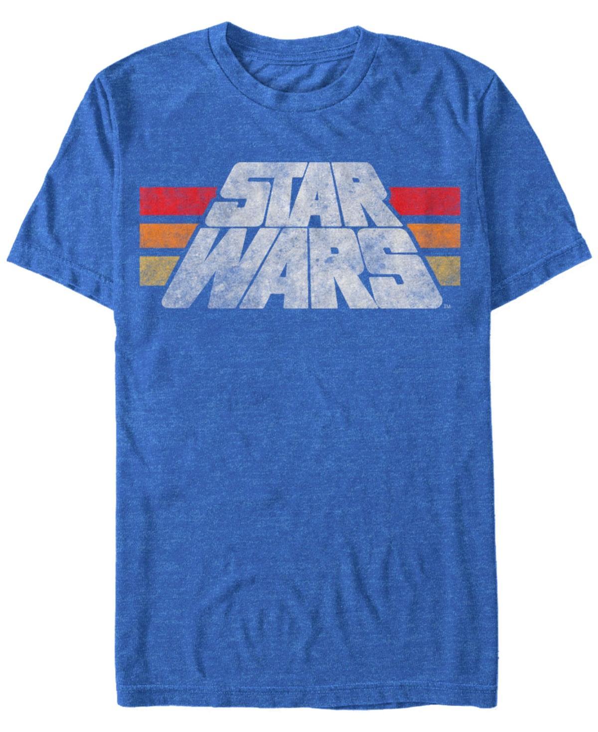 Mens A New Hope Ep4 Star Sunset Tee Royal Grey Product Image