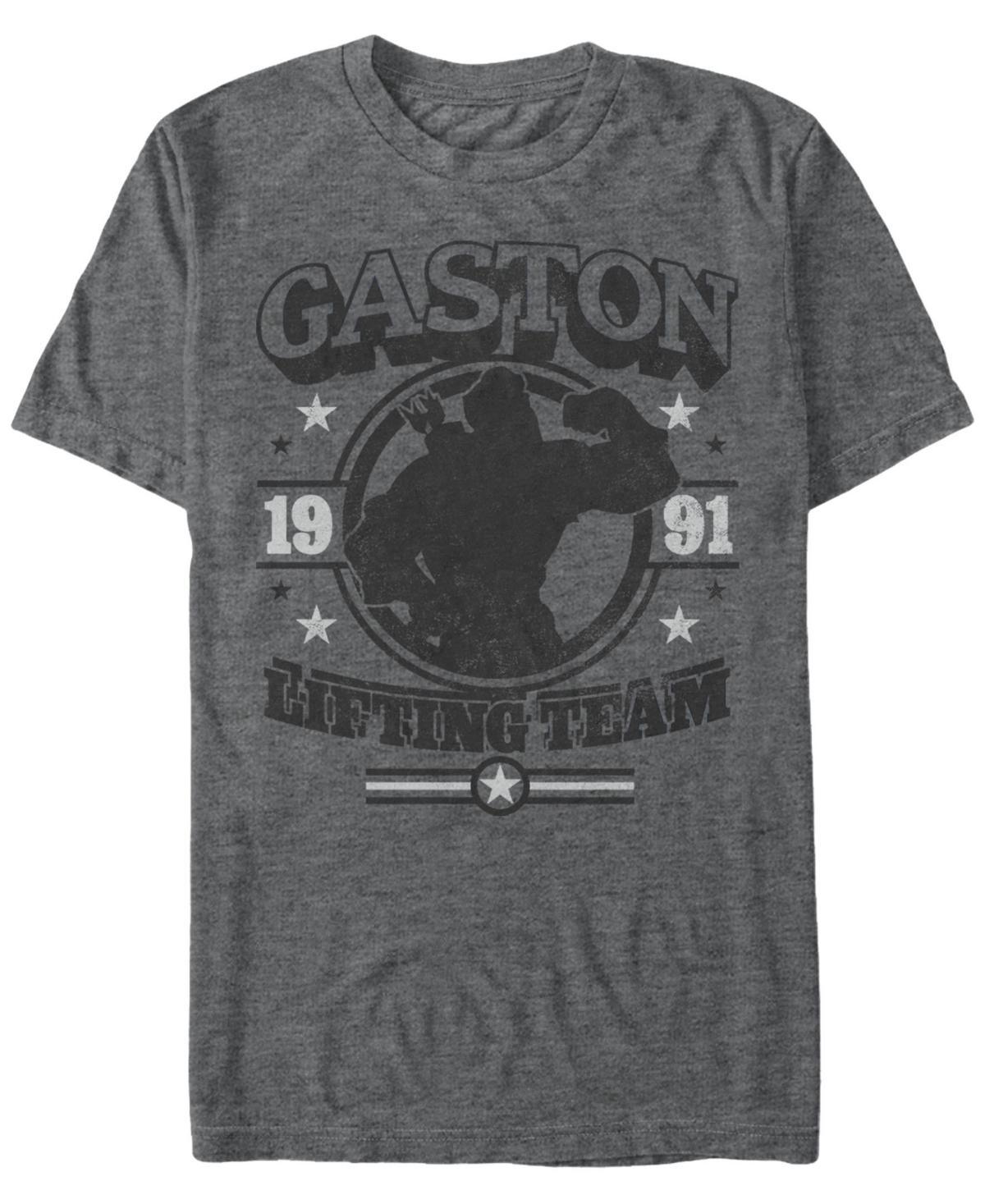 Mens Disneys Beauty and the Beast Gaston Gym Tee Grey Heather Product Image