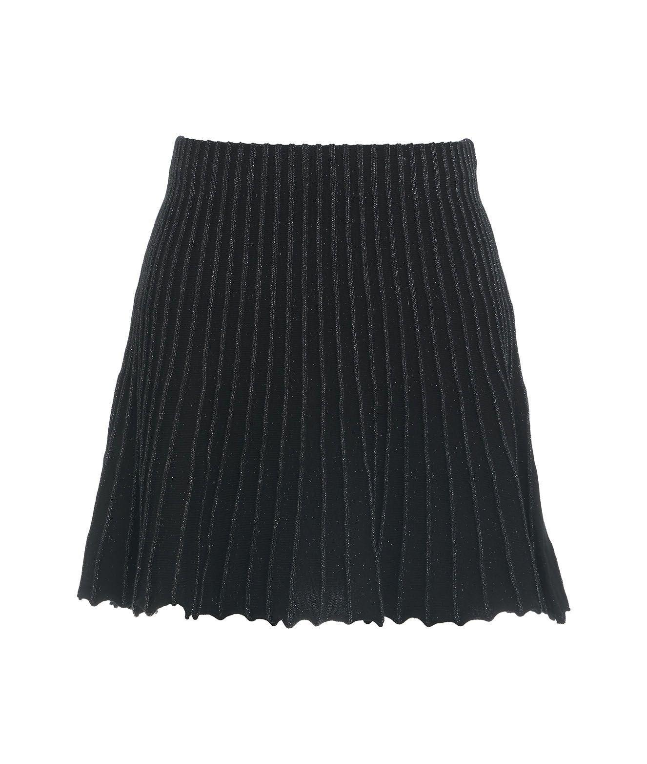 Flared mini skirt in knit 'Vanisè' Product Image