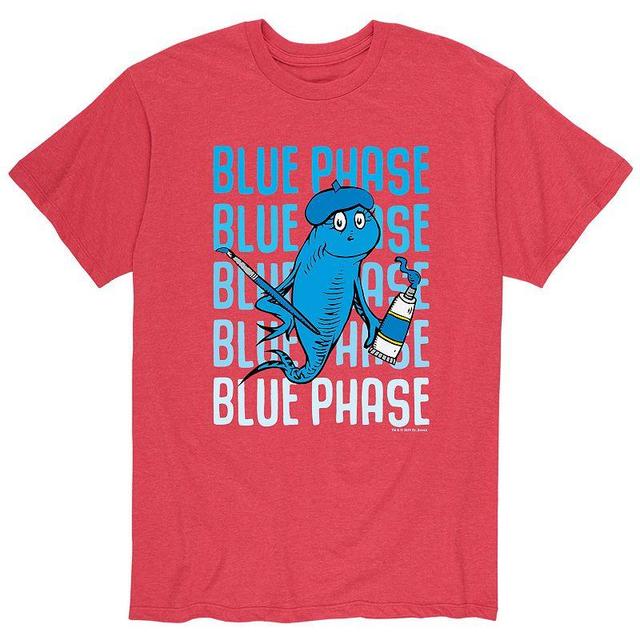 Mens Dr. Seuss Blue Phase Fish Tee Product Image