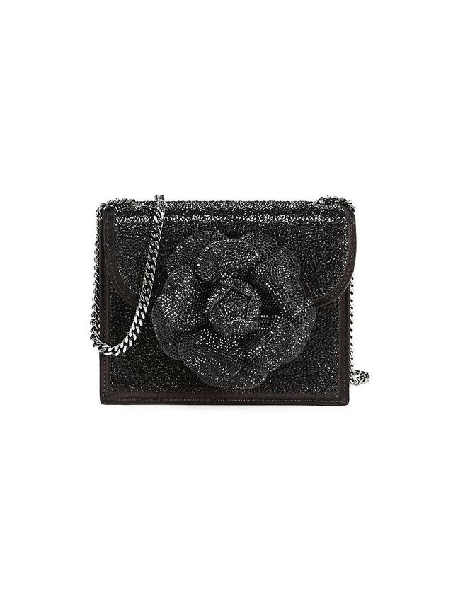 Womens Mini Tro Crystal-Embellished Crossbody Bag Product Image