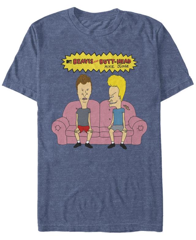 Beavis and Butthead Mtv Mens Couch Potatoes Logo Short Sleeve T-Shirt Product Image