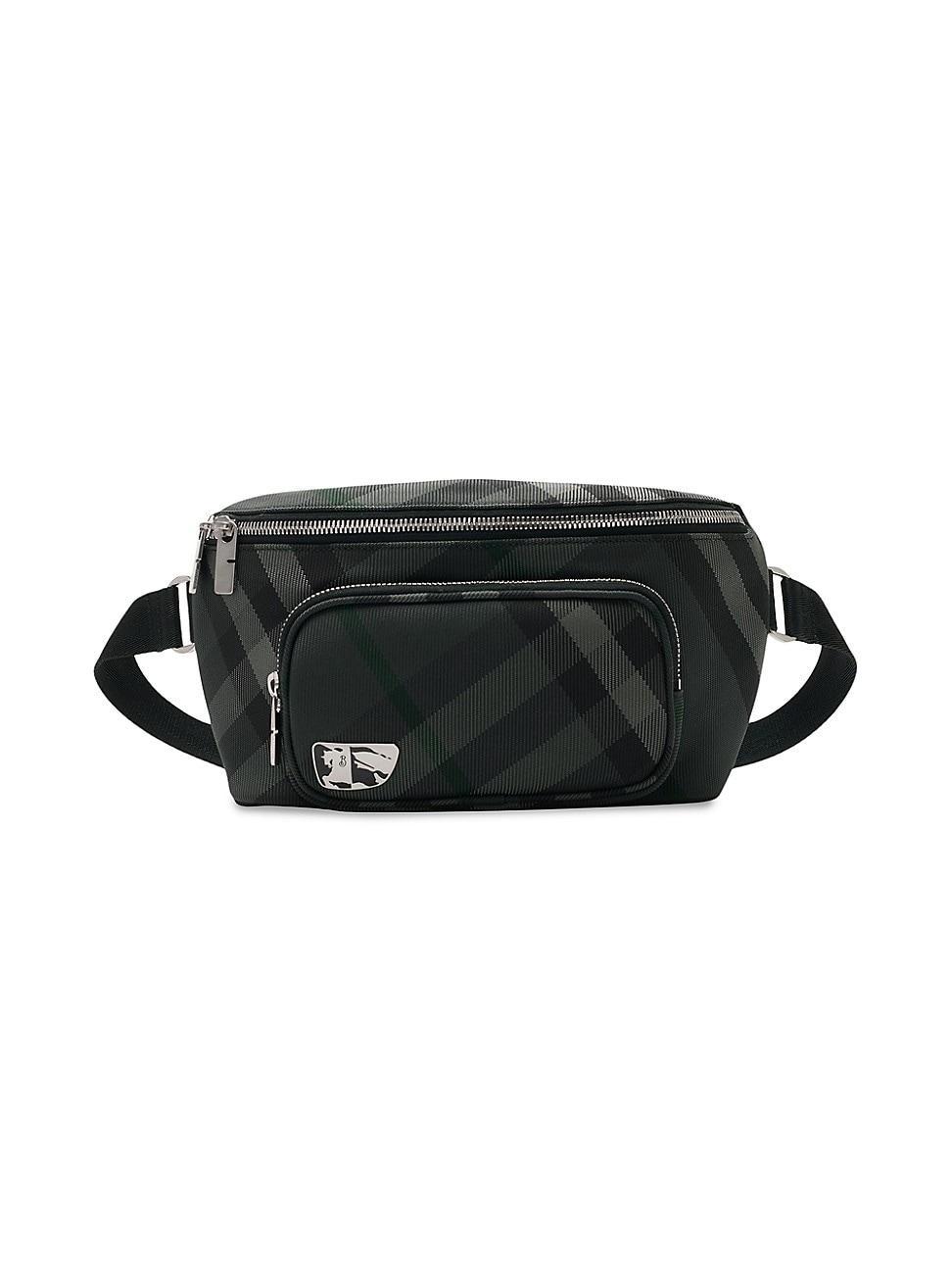 Mens Grid Check Belt Bag Product Image