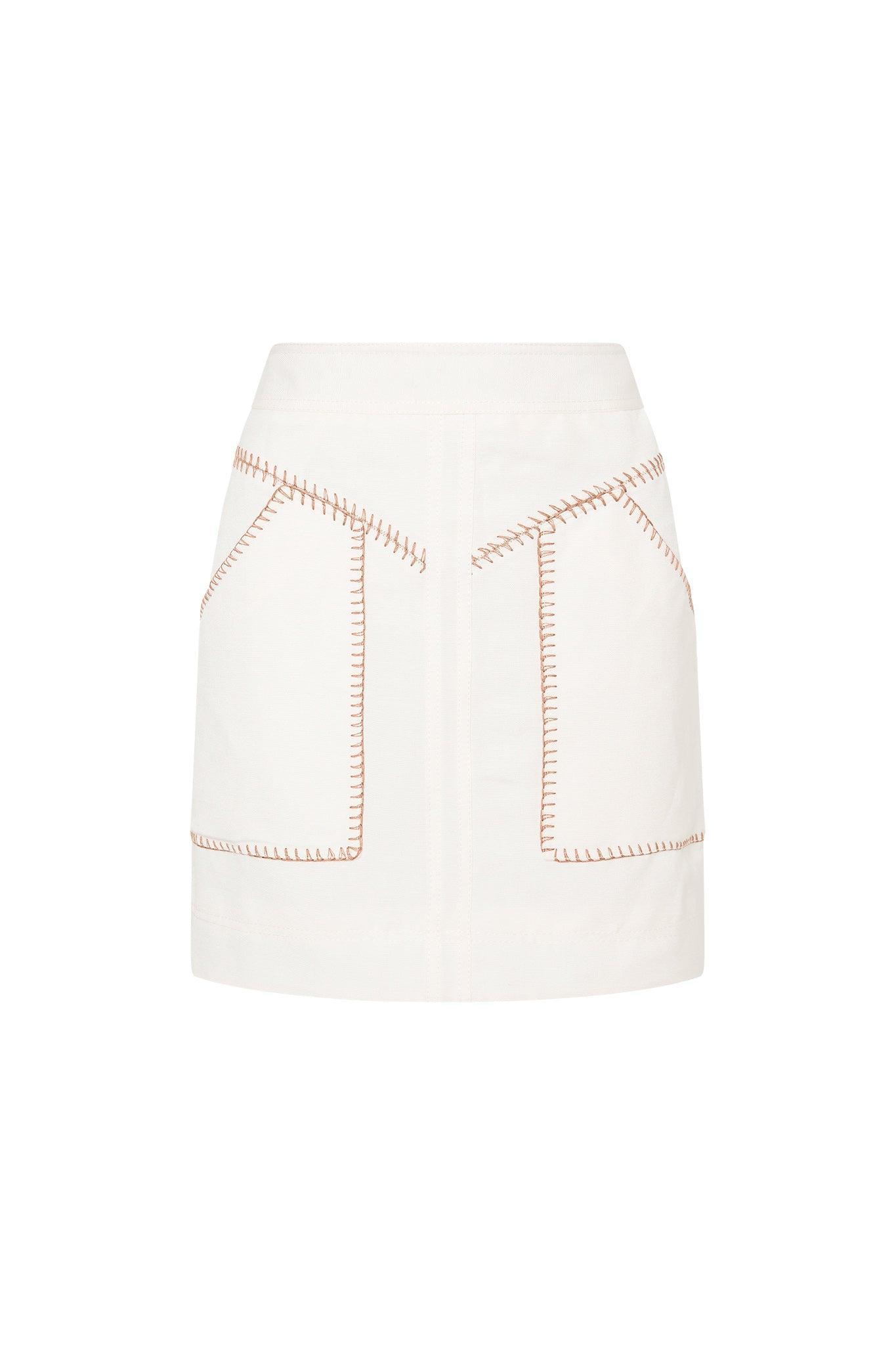 Sahira Barbstitch Mini Skirt Product Image