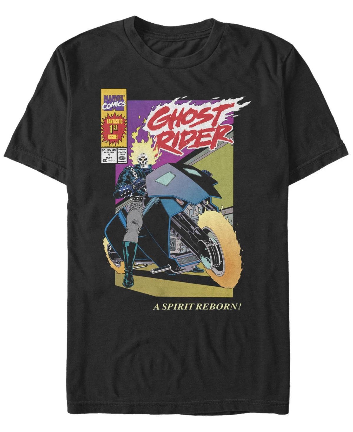 Mens Marvel Ghost Rider Number 1 Comic Cover Tee Product Image