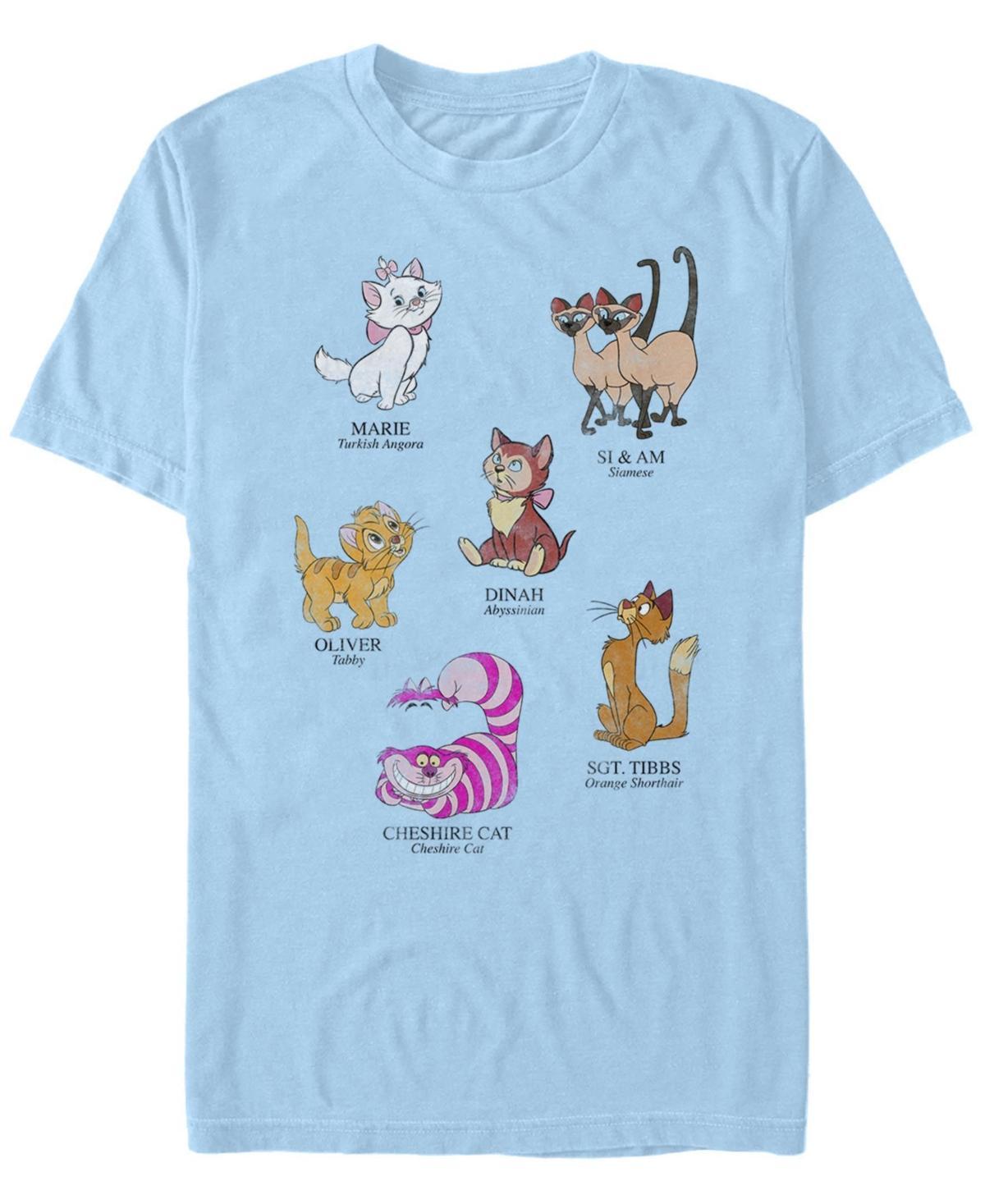 Disneys Mickey And Friends Mens Cat Names And Breeds Tee Product Image