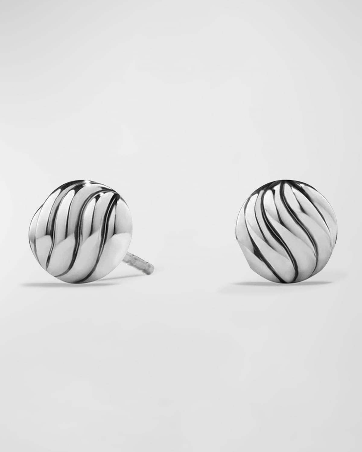 Womens Sculpted Cable Stud Earrings Product Image