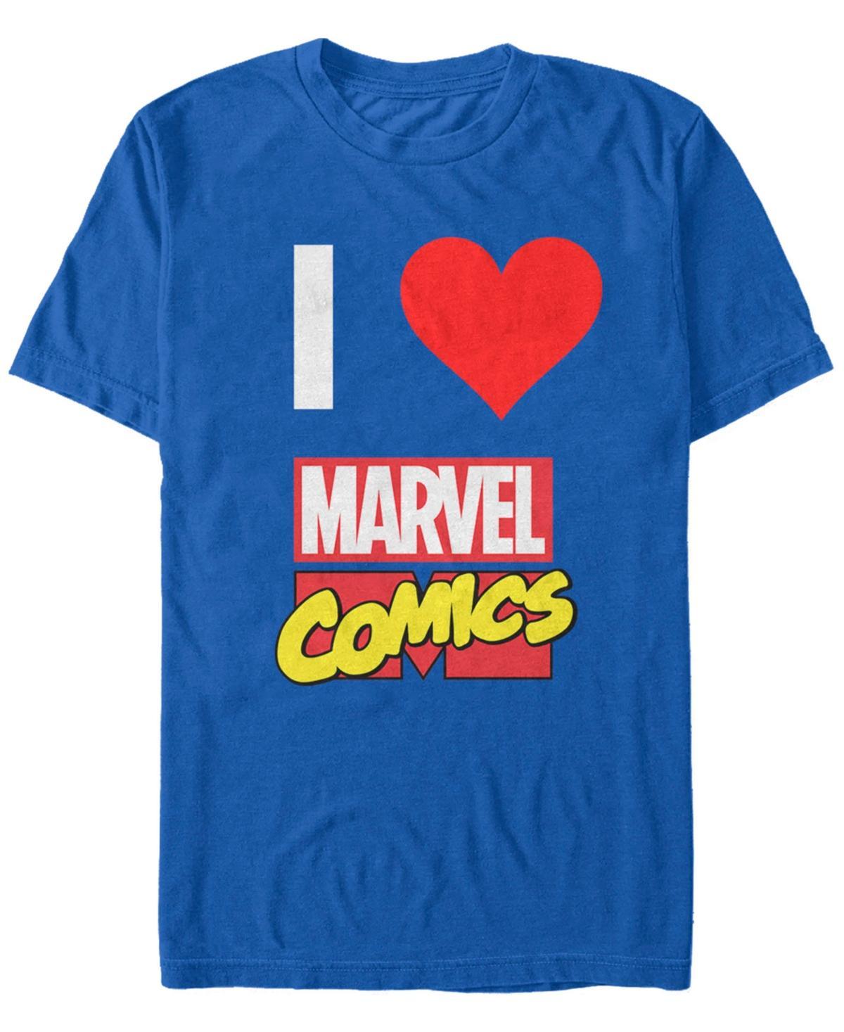 Mens Marvel I Love Marvel Comics Simple Tee Product Image