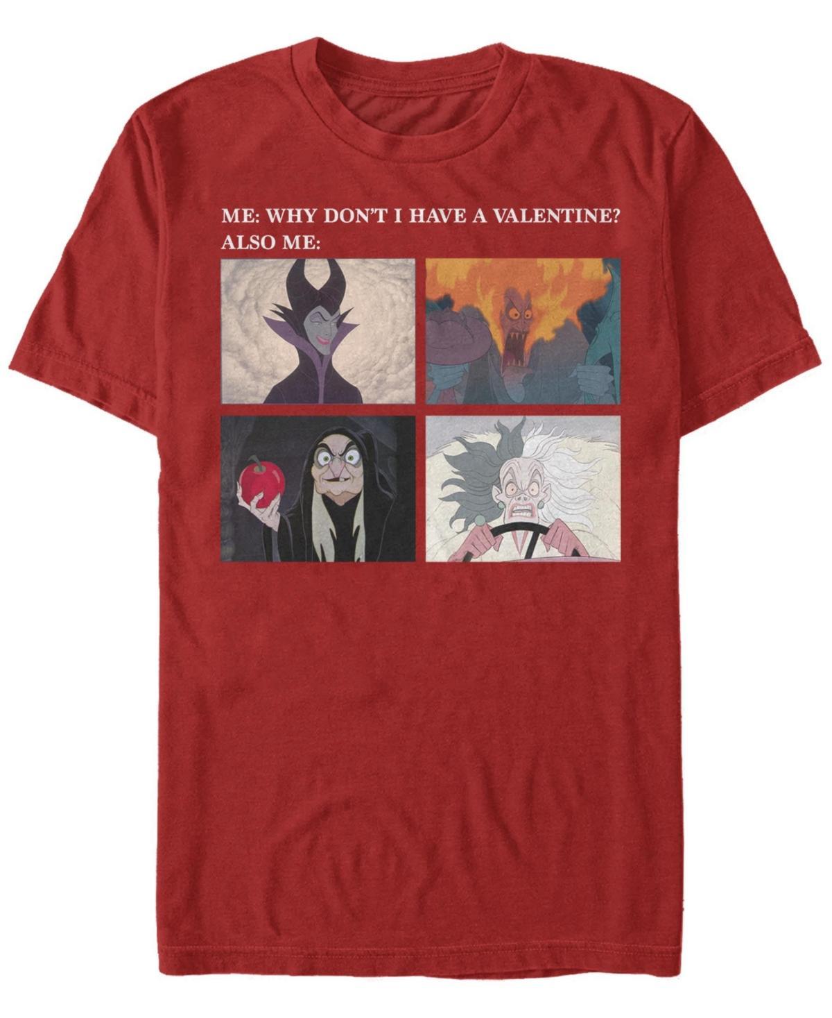 Mens Disney Villains Valentines Why Dont I Have A Valentine Meme Tee Product Image