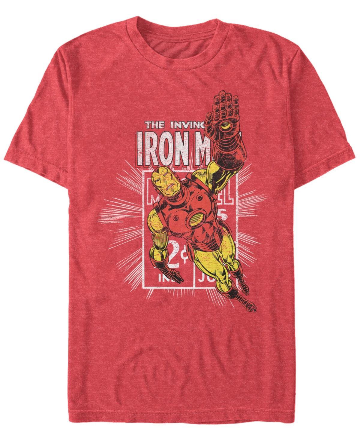 Mens Marvel Comics Retro Iron Man Short Sleeve Graphic Tee Product Image