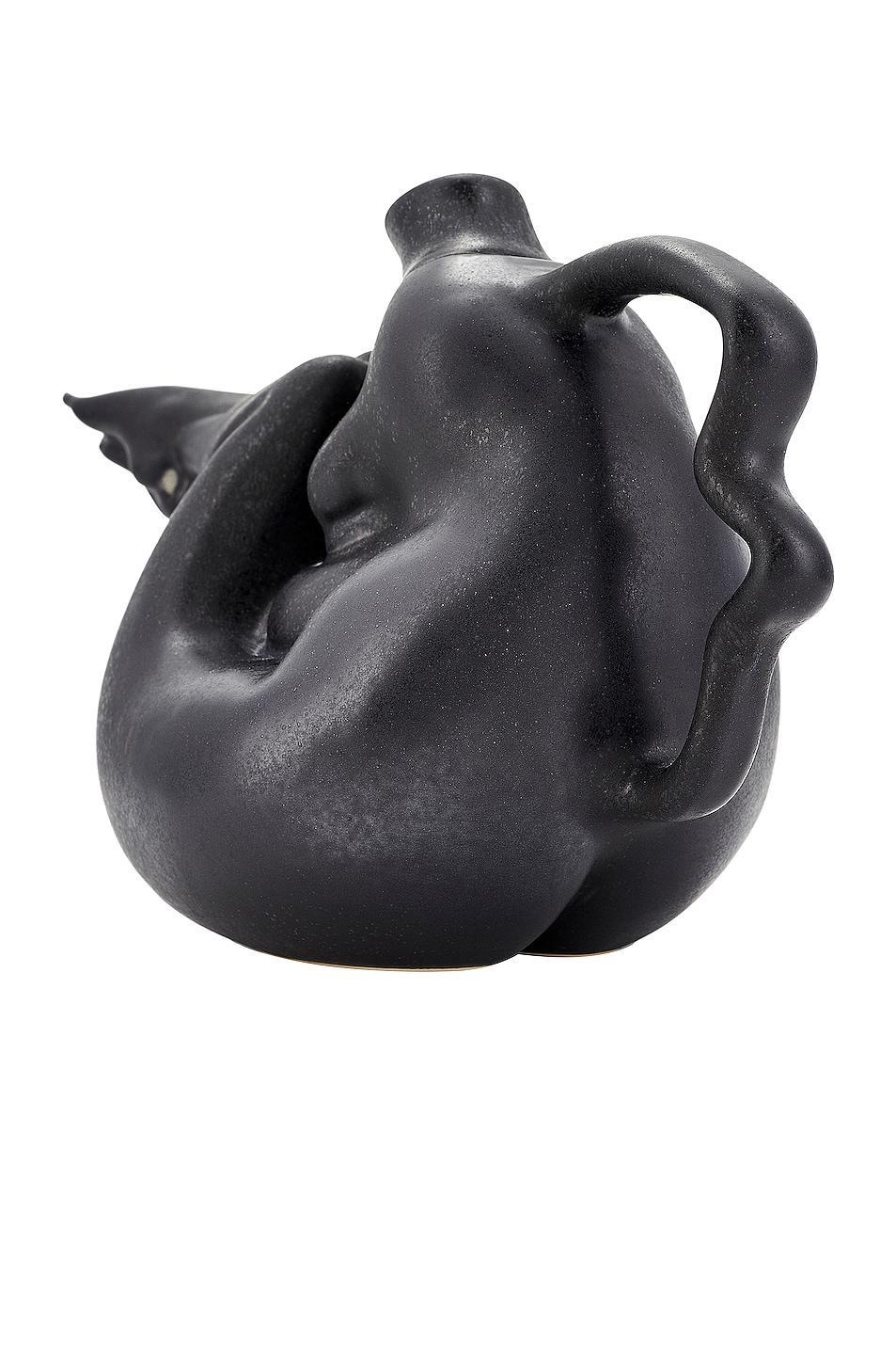 Anissa Kermiche Tit-tea Pot in Black Product Image