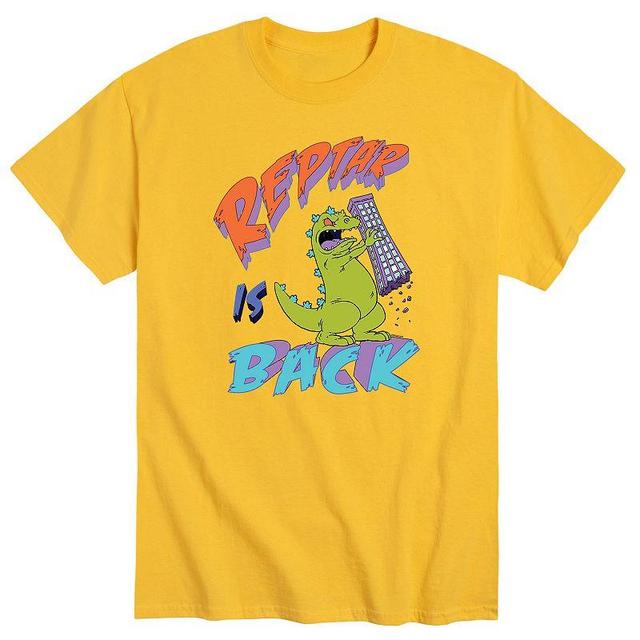 Mens Rugrats Reptar Is Back Tee Yellow Product Image