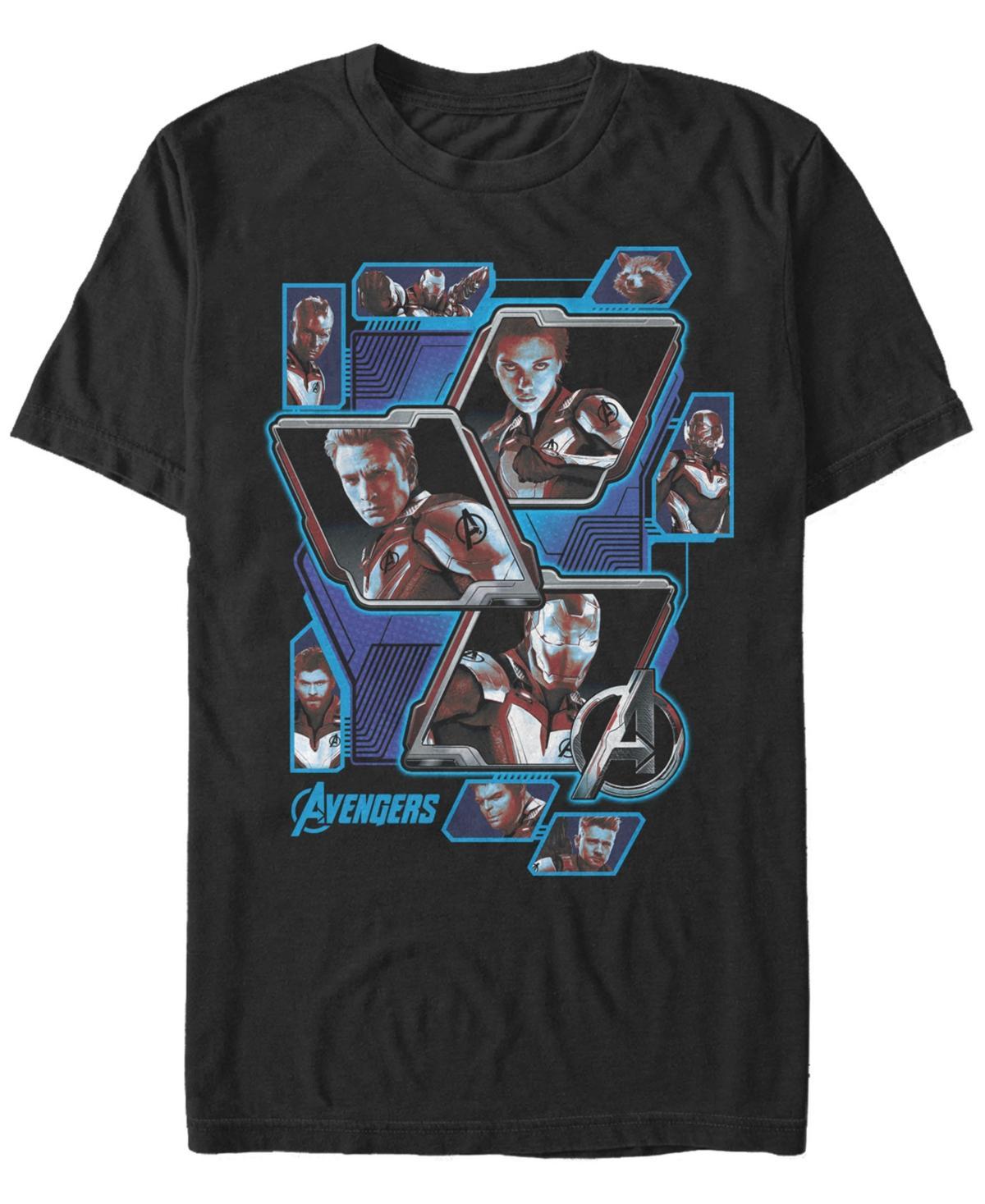 Mens Marvel Avengers Endgame Panel Shot Tee Black Product Image